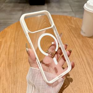 아이폰 17 프로 맥스용 맥세이프 케이스, 아이폰 17 프로 맥스 17프로 17프로맥스 커버, 아이폰17 프로맥스용 정품 투명 아크릴 케이스