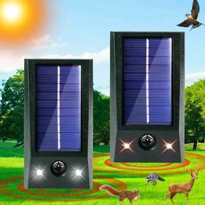 태양열 동물 퇴치기 초음파 억제 이중 모드 조정 IP66 방수 안뜰 정원에 적합