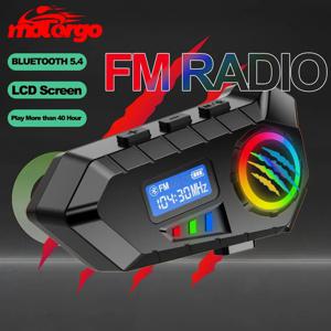 Y30 오토바이 헬멧 블루투스 헤드셋 무선 방수 핸즈프리 통화 소음 감소 이어폰 (모토 용 FM 라디오 포함)