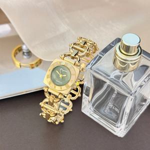 우아한 사각형 여성 시계 패션 팔찌 밴드 여성용 쿼츠 손목시계 여성 시계 선물