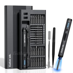68 IN 1 정밀 전동 드라이버 세트 5단계 조절 가능 필 라이트 포함 전문가용 모바일 폰 아이패드 수리 도구