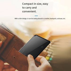 지갑 트래커 카드 무선 충전 위치 추적 GPS 로케이터 스마트 태그 아이폰 애플 기기용 파인드 마이 에어태그 GPS 로케이터