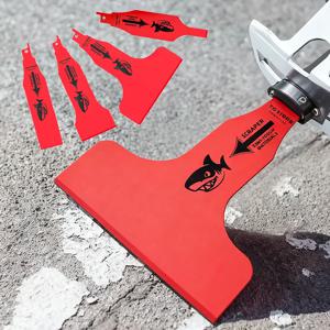 4피스 왕복톱 스크레이퍼 블레이드, 세라믹 벽에서 모르타르 및 접착제를 제거하기 위한 고탄소강 타일 청소 도구