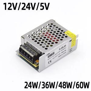 조명 변압기 110V 220V에서 DC 5V 12V 24V 24W 36W 48W 60W로 CCTV LED 스트립 전원 어댑터