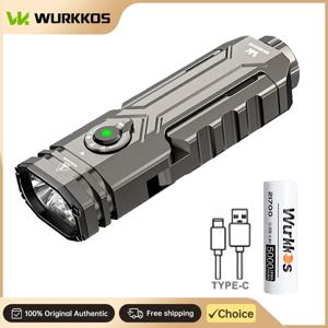 워크코스 HD02 접이식 날개 손전등 3200루멘 충전식 LED 토치 4가지 조명 모드 자석 변형 손전등 신제품 2025