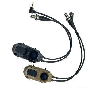 버튼 원격 압력 스위치, SF/2.5 플러그가 있는 이중 기능 조명 스위치 20mm Picatinny Mlok Keymod 레일에 적합