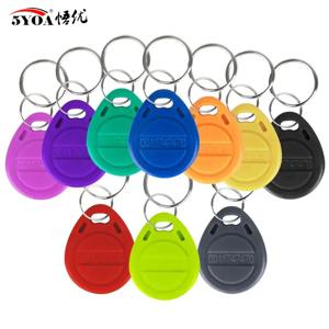 5YOA 10/20개 125KHz RFID TK4100 EM4100 근접식 키팝 읽기 전용 스마트 보안 도어 출입 통제 ID 키체인 토큰 태그