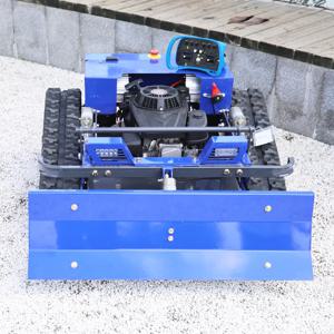 맞춤형 소형 원격 조종 로봇 트랙 잔디깎이, 550mm 절단 폭 및 눈삽 포함, 효율적인 잔디 깎기