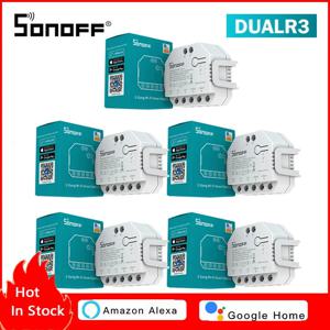 SONOFF DUAL R3 2갱 스마트 릴레이 모듈 DIY 미니 스마트 스위치 전력 측정 스마트 홈 제어 EWeLink Alexa 구글 홈 지원