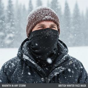 다기능 겨울 튜브 스카프, 얼굴 목 및 머리용 보온 니트, 하이킹 사이클링 스키용 통기성 목 워머 튜브 스카프