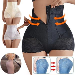 2023 새로운 배꼽 컨트롤 팬티 여성 지퍼 바디 셰이퍼 높은 허리 셰이퍼 바지 원활한 Shapewear 산후 팬티