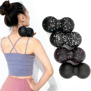 요가 피넛볼 바디 마사지 파시아볼 세트 폼 블록 고밀도 근육 이완 라크로스볼 피트니스 운동 완화