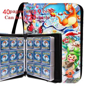 앨범 바인더 포토카드 PU 지퍼 사진 앨범 카드 홀더 장난감 수집 폴더 편지 카드 취미용