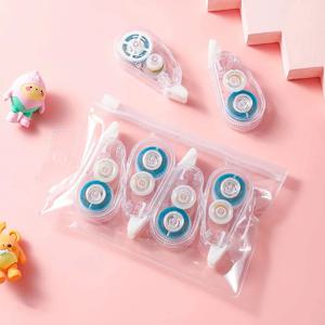 4개입 양면 접착 도트 테이프, 무산성 및 보관 안전, 영구 테이프 롤러 테이프 러너, 접착 테이프 디스