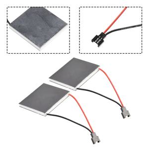 2X 벽난로 팬 액세서리 스토브 버너 히터용 모터 발전기 시트 예비 교체 부품 40mm 반도체