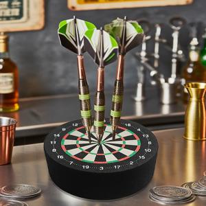 2개 미니 다트 도크 10cm 다트 베이스 스테이션 다트보드 디자인 디스플레이 스탠드 홀더 야외 가정 가족 파티 게임용