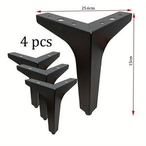 4개 DIY 교체용 소파 다리 금속 다리 가구용 모던 삼각형 다리 캐비닛 소파 의자용 헤비 듀티 캐비닛 소파 다리