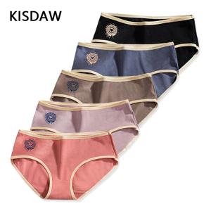 5 개/대 십대 소녀 속옷 코튼 청소년 소녀 팬티 부드러운 십대 소녀 팬티 연령 8-16 세 어린이 삼각형 속옷
