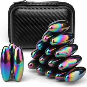 EDC 피젯 장난감 타원형 자석 공, 성인 ADHD 자폐증 냉장고 딸랑이 뱀 자석 스티커 불안 완화를 위한 자석 비드 피젯 장난감