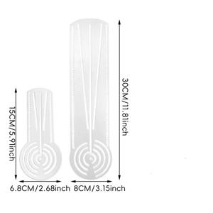 만다라 드로잉 스텐실 - 예술가 및 DIY 공예 애호가를 위한 전문 기하학 패턴 자 키트 디자인 템플릿