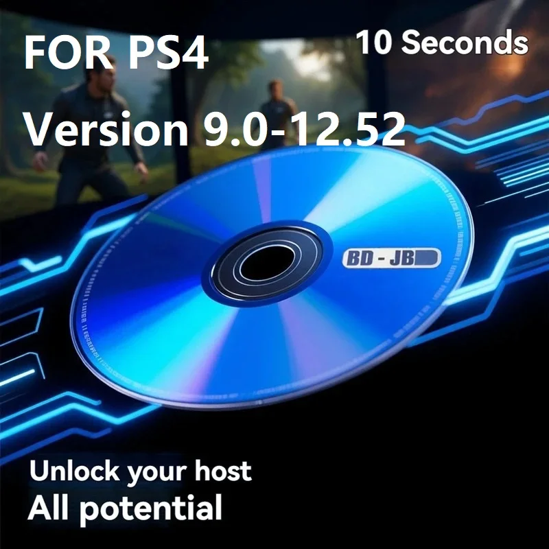 PS4 버전 9.0-12.52 최신 버전 12.52 액세서리 지원, PS4 탈옥 디스크용 최고급 제품