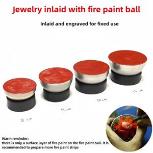 8-11cm 스테인리스 스틸 마이크로 파베 왁스 씰링 볼-보석 세팅 도구, 스톤 세팅 반구형 조각 및 왁스 스틱 고정용