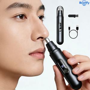 전기 코털 제거기 휴대용 무통증 클리퍼 남녀공용 방수 귀 및 눈썹 트리머 얼굴 털 정리용