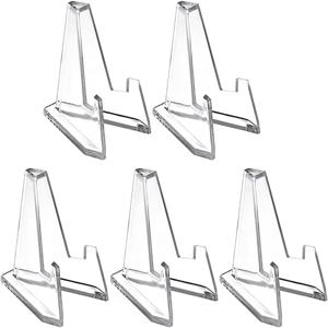 5Pcs 아크릴 미니 코인 디스플레이 스탠드 포켓몬 카드 기념 챌린지 코인 캡슐 메달 홀더에 대한 작은 이젤 랙 선반