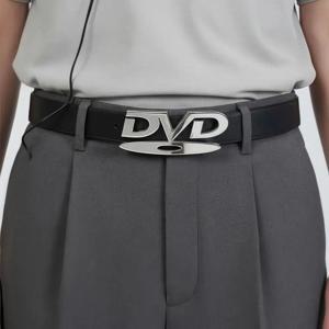 2026 Y2K 여성용 DVD 벨트 - 레트로 디스크 버클, 럭셔리 스타일, 패셔너블하고 트렌디한 허리 벨트, 인기 판매 장식 벨트