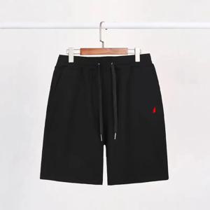 여름 RL 남성 반바지, 3/3 POLO 위생 바지, 단색 스포츠 바지, 캐주얼 휴가, 루즈핏