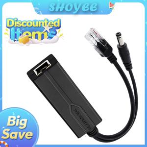 POE 분배기 48V~12V/5V IEEE 802.3af 이더넷을 통한 전력 공급 분배기 어댑터 보안 시스템(플러그 앤 플레이)