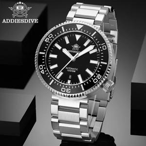 ADDIESDIV2025 신형 8215 무브먼트 200m 방수 BGW9 블루 야광 고급 다이빙 오토매틱 시계 스테인리스 스틸 사파이어 AD2523