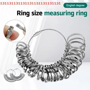 영국 사이즈 손가락 지름 측정 도구; 금속 링 게이지 사이저; 휴대용 보석 측정기