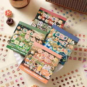 미니 스티커북 방수 귀여운 핸드북 장식 휴대폰 케이스 포토앨범 재료 DIY 스티커북