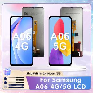 삼성 갤럭시 A06 4G LCD 디스플레이 A065 SM-A065F 터치 스크린 삼성 A06 5G 디스플레이 SM-A066B 스크린 교체용 IPS