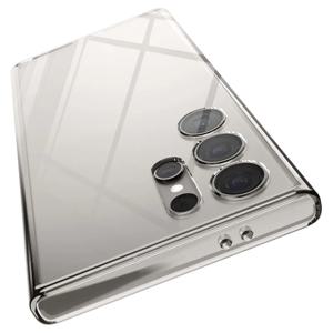 삼성 갤럭시 S25 S26 울트라 S24 S23 S21 S20 FE S22 울트라 플러스 엣지용 초박형 투명 실리콘 소프트 케이스