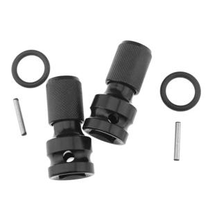 퀵 릴리즈 1/2인치 사각 드라이브에서 1/4인치 헥스 암 소켓 어댑터 변환기 임팩트 및 라쳇 렌치용