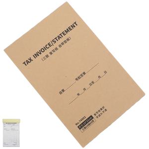 60페이지 영어 영수증 책 3부분 세금 송장 양식 무역 주문 패드 소규모 사업체 기록 관리 구매 추적용