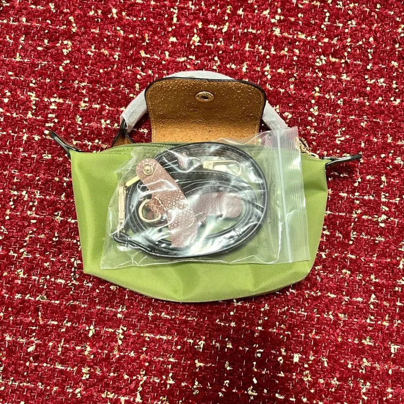 여성을 위한 고품질 LC 방수 나일론 숄더백 1세트, 패션 탈부착 핸드백, 미니백 20*5*11cm