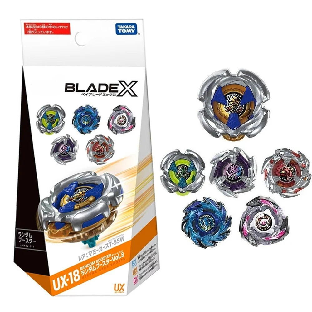 정품 타카라 토미 베이 X UX-18 랜덤 부스터 Vol.8 블레이드 UX 18 새 제품 오리지널 포장 세트