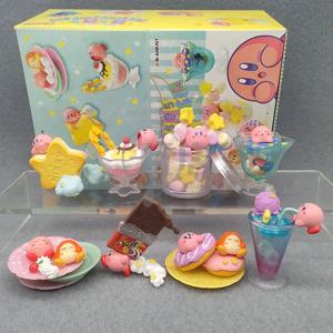 정품 렌먼트 귀여운 커비 디저트 시리즈 블라인드 박스 킹 데데데 메타 나이트 데스크탑 장식 생일 선물 애니메이션 트렌디 장난감