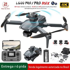 L600 Pro MAX /L600 PRO 드론 4K 전문가용 HD 카메라 3축 짐벌 GPS 드론 360 °   장애물 회피 5G WIFI RC 쿼드콥터 장난감