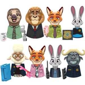 블라인드 박스 RT8012 핫 무비 시리즈 미니 액션 피규어 토끼 만화 모델 블록 창의적 액세서리 선물 장난감