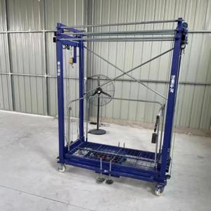 CIF 전동 스캐폴딩 호이스트 무선 리모컨 리프팅 및 빠른 접이식 플랫폼 건설 현장 벽돌 기계 호이스트