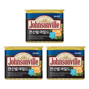 [사조공식샵] 쟌슨빌 마일드 캔햄 340g*3캔