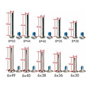롤러 스케이트 부품 스쿠터 액슬 너트 나사 스쿠터 볼트 6mm 8mm