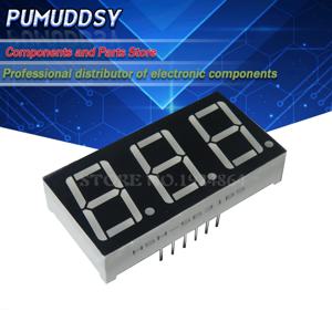 5 개 7 디지털 튜브 세그먼트 일반적인 양극 빨간색 3 비트 디지털 튜브 0.56 인치 12 바늘 빨간색 LED 디스플레이