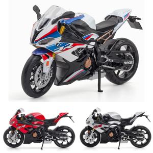 1/12 BMW S1000RR 오토바이 장난감 1:12 RMZ 도시 다이캐스트 금속 레이싱 모델 슈퍼 스포츠 미니어처 컬렉션 소년 어린이를위한 선물