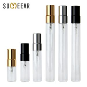 100 개/몫 2ml/3ml/5ml/10ml 리필 형 향수병 빈 스프레이 병 분무기 향수병