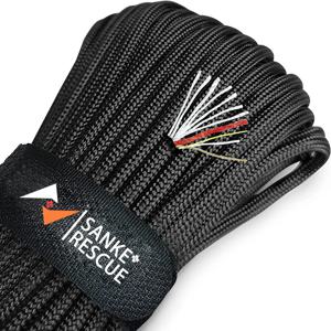 파라코드 서바이벌 낙하산 파이어 코드 서바이벌 로프 11-in-1 미국군 유형(통합 낚싯줄 포함) 파이어 스타터 틴더